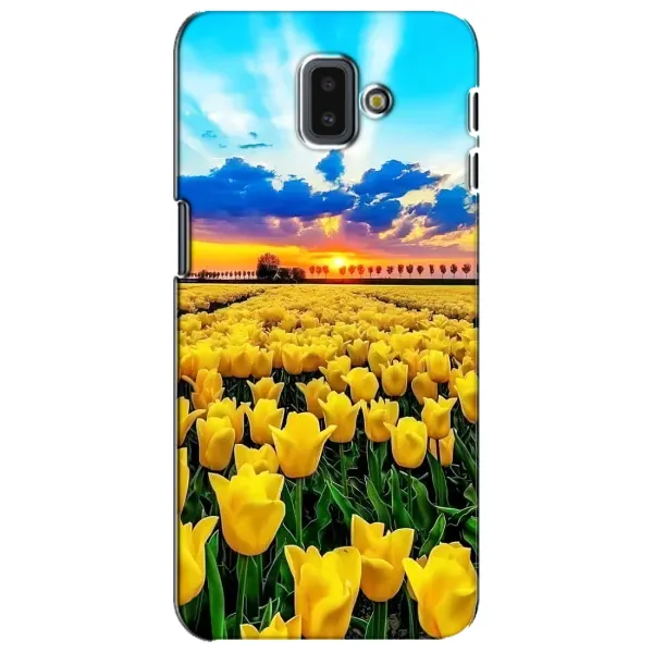 Чехол с рисунком «Желтые тюльпаны» для Samsung Galaxy J6 Plus 2018 (J610) Чехол с рисунком «Желтые тюльпаны» для Samsung Galaxy J6 Plus 2018 (J610)