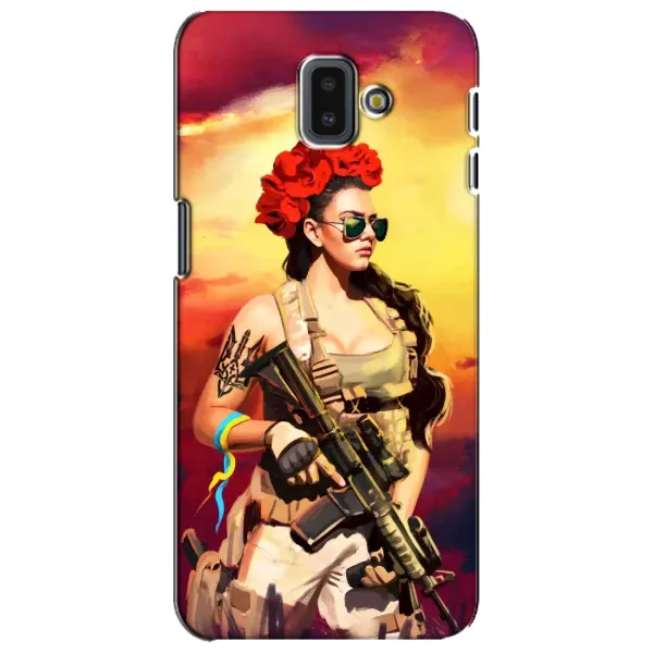 Чехол с рисунком «Женщина солдат» для Samsung Galaxy J6 Plus 2018 (J610) Чехол с рисунком «Женщина солдат» для Samsung Galaxy J6 Plus 2018 (J610)