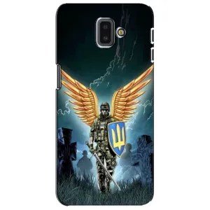 Патриотический Чехол для Samsung Galaxy J6 Plus, J6 Plus, J610 (ЗСУ з крильями)
