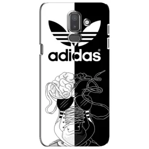 Чехол в стиле "Адидас" для Самсунг J8 (2018) (Adidas шнурки)