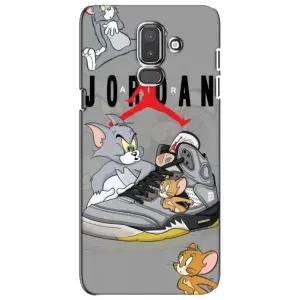 Силиконовый Чехол Nike Air Jordan на Самсунг J8 (2018) (Air Jordan)