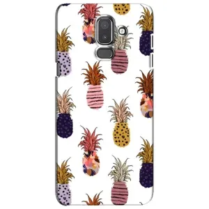 Чехол с изображением  вкусной еды для Samsung Galaxy J8-2018, J810 (Ананасы)