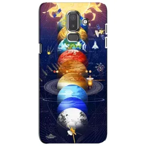 Чехол (ТПУ) с планетами на Samsung Galaxy J8-2018, J810 (Арт планети)