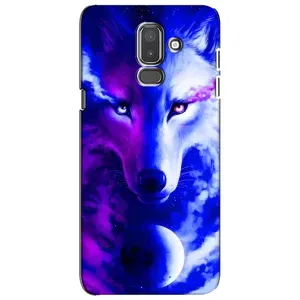 Чехол с Волком на Samsung Galaxy J8-2018, J810 (Арт-Волк)