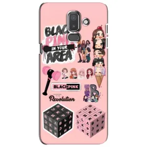 Чохли з картинкою для Samsung Galaxy J8-2018, J810 (BLACK PINK колаж)
