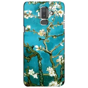 Чехол с принтом САКУРЫ на Samsung Galaxy J8-2018, J810 (Цветение Сакуры)