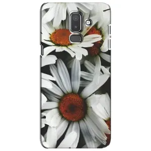 Чехол с ромашками на Samsung Galaxy J8-2018, J810 (Цветы Ромашки)