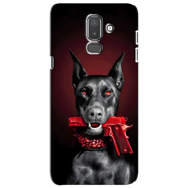 Чехол с рисунком «Доберман злой» для Samsung Galaxy J8 2018 (J810) Чехол с рисунком «Доберман злой» для Samsung Galaxy J8 2018 (J810)