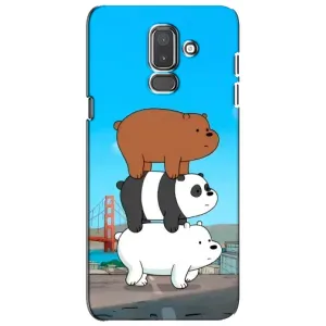 Чехлы с Пандами на Samsung Galaxy J8-2018, J810 (Друзья)