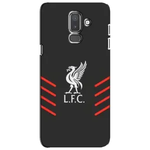 Силиконовые Чехлы принт Футбол на Samsung Galaxy J8-2018, J810 (Эмблема Liverpool)