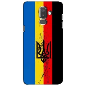 Чехлы УПА (Красно-Чёрный) на Samsung Galaxy J8-2018, J810 (Флаг УПА)