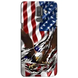 Чехол Флаг USA для Samsung Galaxy J8-2018, J810 (Флаг USA)