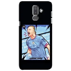 Чохли з принтом на Samsung Galaxy J8-2018, J810 Футболіст (гол Ерлінг Холанд)