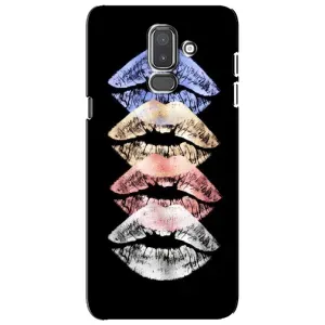 Чехол Стильные девушки на Samsung Galaxy J8-2018, J810 (Губы)