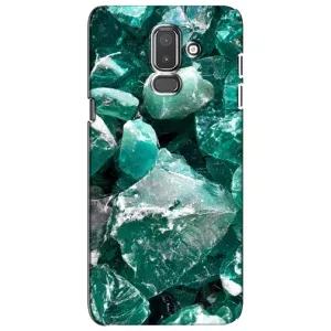 Чехол (Дорого -богато) на Samsung Galaxy J8-2018, J810 (Изумруд)