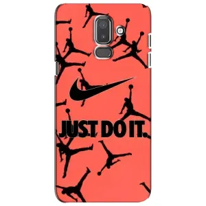 Силиконовый Чехол Nike Air Jordan на Самсунг J8 (2018) (Just Do It)