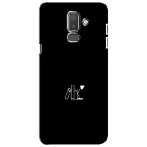 Чехол с картинками на черном фоне для Samsung Galaxy J8-2018, J810 (Книжки)