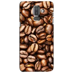 Чехол с изображением  вкусной еды для Samsung Galaxy J8-2018, J810 (Кофе)
