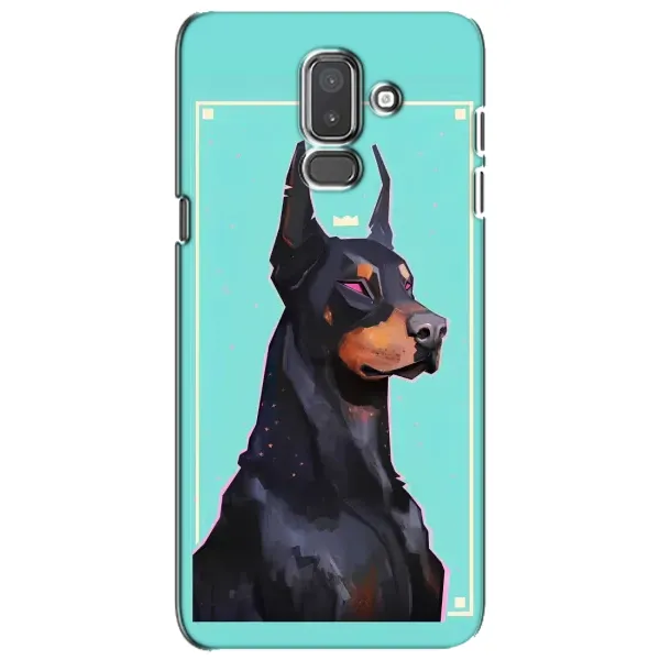 Чехол с рисунком «Король доберман» для Samsung Galaxy J8 2018 (J810) Чехол с рисунком «Король доберман» для Samsung Galaxy J8 2018 (J810)
