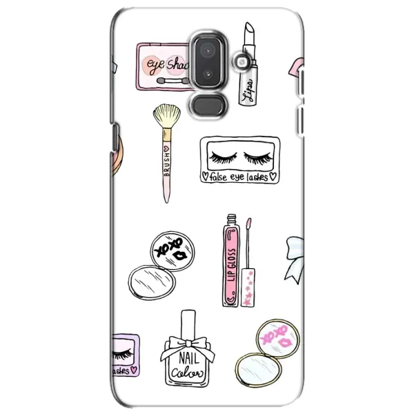 Чехол с рисунком «Косметика» для Samsung Galaxy J8 2018 (J810) Чехол с рисунком «Косметика» для Samsung Galaxy J8 2018 (J810)