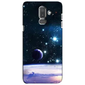 Чехол (ТПУ) с планетами на Samsung Galaxy J8-2018, J810 (Космический вид)