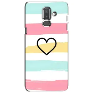 Чехлы с тематикой "Маленькие Сердечки" на Samsung Galaxy J8-2018, J810 (Красивое сердечко)