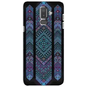Силиконовый Чехол на Samsung Galaxy J8-2018, J810 (Крутой орнамент)