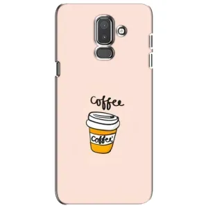 Чехол с изображением  вкусной еды для Samsung Galaxy J8-2018, J810 (Кружка кофе)