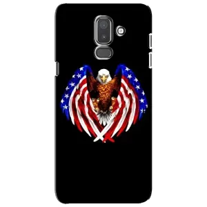 Чехол Флаг USA для Samsung Galaxy J8-2018, J810 (Крылья США)