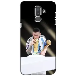 Чехлы Лео Месси Аргентина для Samsung Galaxy J8-2018, J810 (Кубок Мира)