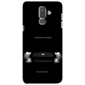 Чехлы с тематикой "Крутые машины" на Samsung Galaxy J8-2018, J810 (Черный Land Rover)