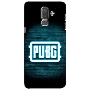 Чехол (TPU) с картинкой "Лого Пабг" на Самсунг J8 (2018) (Лого PUBG)