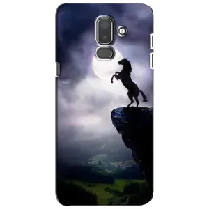 Чехлы с изображением разных животных для Samsung Galaxy J8-2018, J810 (Лошадь)
