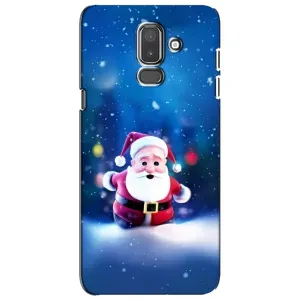 Чехлы на Новый Год Samsung Galaxy J8-2018, J810 (Маленький Дед Мороз)