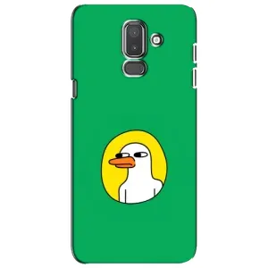Бампер с принтом Мемы для Samsung Galaxy J8-2018, J810 (Мем Утка)