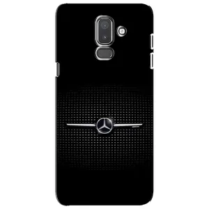 Силиконовый бампер с картинкой машины на Samsung Galaxy J8-2018, J810 (Mercedes)