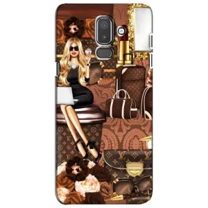 Чехол Стиль Louis Vuitton на Samsung Galaxy J8-2018, J810 (Мода Луи Виттон)