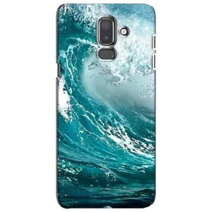 Летний Чехол на Samsung Galaxy J8-2018, J810 (Морская волна)