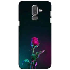 Чехлы с принтом Розочки для Samsung Galaxy J8-2018, J810 (Ночная роза)
