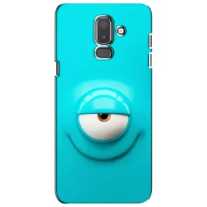 Силиконовые Чехлы (смешные стикеры) для Samsung Galaxy J8-2018, J810 (Одноглазик)