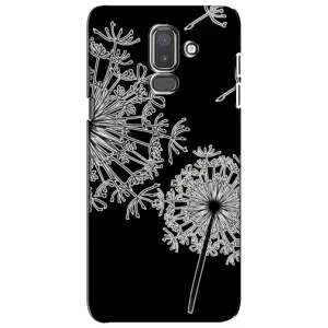 Силиконовый Чехол с одуванчиками на Samsung Galaxy J8-2018, J810 (Одуванчики)