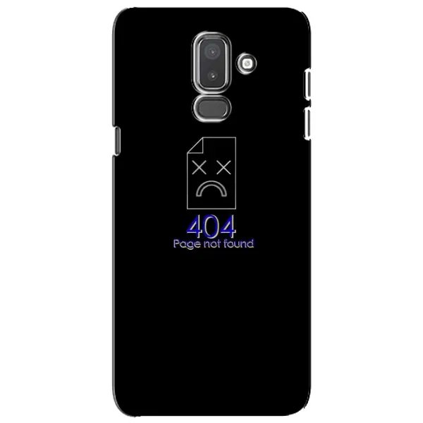 Чехол с рисунком «Ошибка 404» для Samsung Galaxy J8 2018 (J810) Чехол с рисунком «Ошибка 404» для Samsung Galaxy J8 2018 (J810)