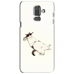 Чехол на тематику: Коты для Samsung Galaxy J8 2018 (J810) (Отдых)