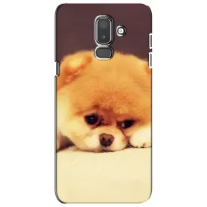 Чехол (ТПУ) Милые собачки для Samsung Galaxy J8-2018, J810 (Померанский шпиц)