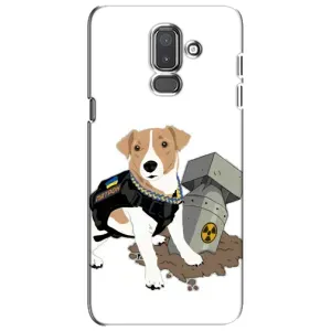 Чехол с принтом Собаки Патрон для Samsung Galaxy J8-2018, J810 (Пёс Патрон с ракетой)