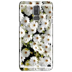 Чехол с ромашками на Samsung Galaxy J8-2018, J810 (Рамка в ромашках)
