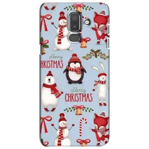 Чехол Санта Клаус для Samsung Galaxy J8-2018, J810 (Рождественский)