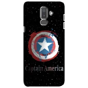 Чехол с Щитом Капитана Америки на Samsung Galaxy J8-2018, J810 (Щит Капитана)