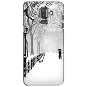Чехлы на Новый Год Samsung Galaxy J8-2018, J810 (Снегом замело)