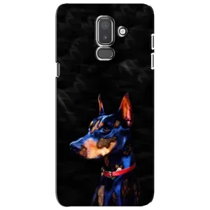 Бампер для Samsung Galaxy J8-2018, J810 с картинкой "Песики" (Собака Мопс)